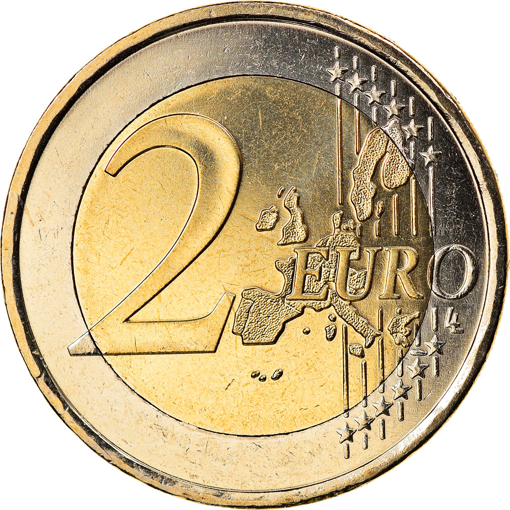 IRELAND REPUBLIC, 2 Euro, 2002, Sandyford, MS(65-70), Bi-Metallic, KM:39