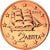 Grecia, 2 Euro Cent, 2009, Athens, FDC, Cobre chapado en acero, KM:182