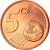 Grécia, 5 Euro Cent, 2007, Athens, MS(65-70), Aço Cromado a Cobre, KM:183