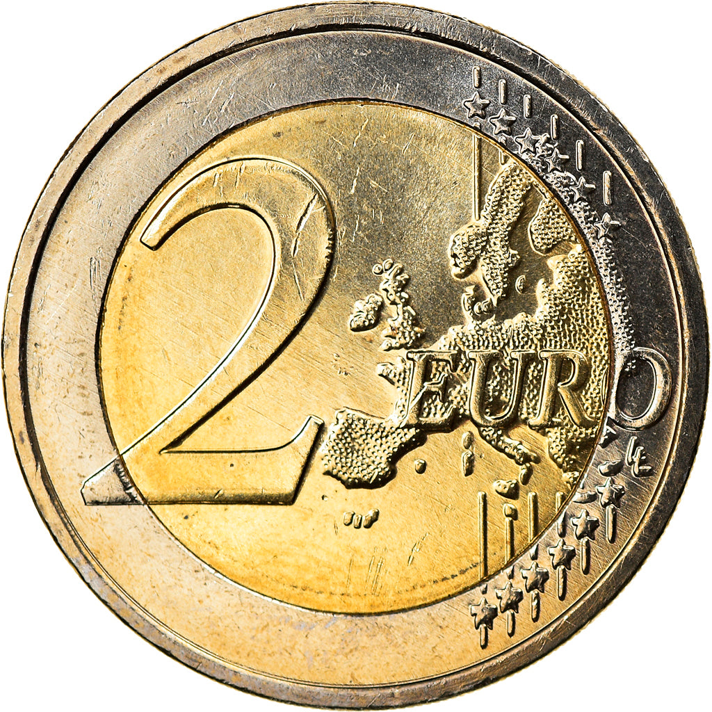 Greece, 2 Euro, 2007, Athens, MS(65-70), Bi-Metallic, KM:215