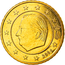 Belgium, 50 Euro Cent, 2004, Brussels, MS(65-70), Brass, KM:229