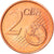 Grecia, 2 Euro Cent, 2005, Athens, FDC, Cobre chapado en acero, KM:182