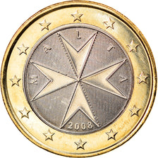 Malta, Euro, 2008, Paris, MS(65-70), Bi-Metallic, KM:131