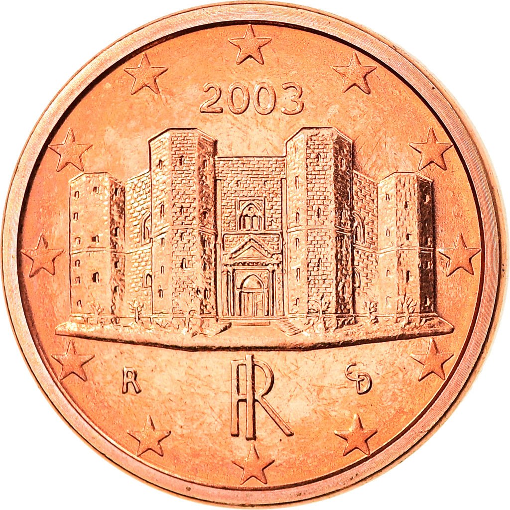 Italie, Euro Cent, 2003, Rome, FDC, Copper Plated Steel, KM:210