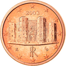 Italie, Euro Cent, 2003, Rome, FDC, Copper Plated Steel, KM:210