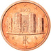 Itália, Euro Cent, 2003, Rome, MS(65-70), Aço Cromado a Cobre, KM:210