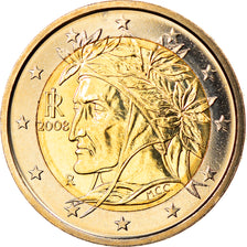Italy, 2 Euro, 2008, Rome, MS(65-70), Bi-Metallic, KM:251