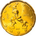 Italy, 20 Euro Cent, 2009, Rome, MS(65-70), Brass, KM:248