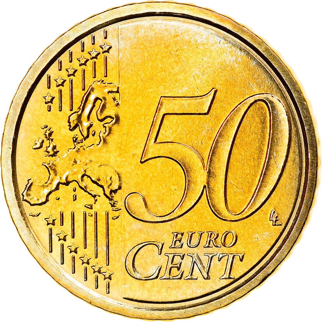 Italy, 50 Euro Cent, 2009, Rome, MS(65-70), Brass, KM:249