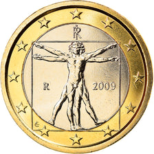 Italy, Euro, 2009, Rome, MS(65-70), Bi-Metallic, KM:250