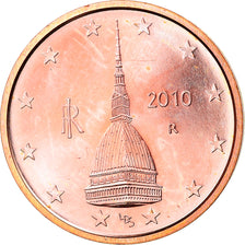 Italy, 2 Euro Cent, 2010, Rome, MS(65-70), Copper Plated Steel, KM:211