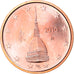 Italy, 2 Euro Cent, 2010, Rome, MS(65-70), Copper Plated Steel, KM:211