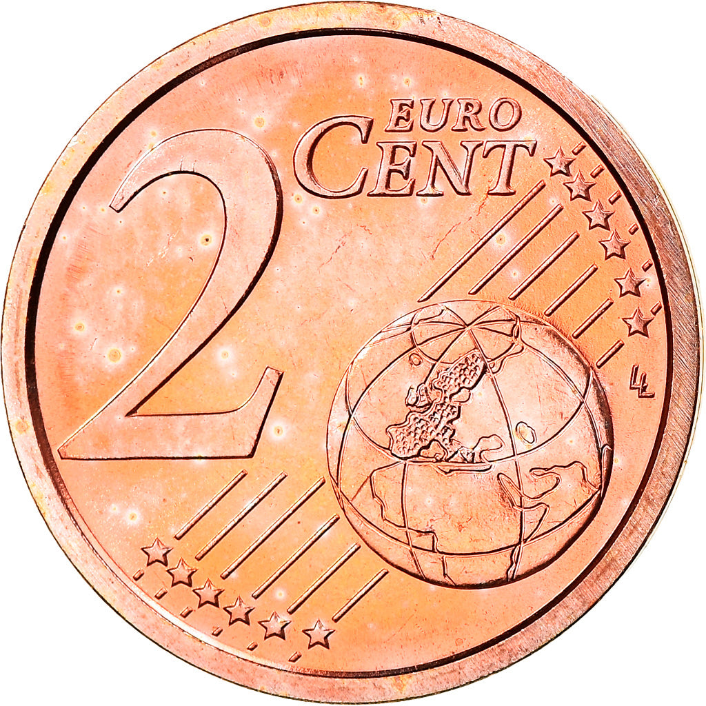 Italy, 2 Euro Cent, 2010, Rome, MS(65-70), Copper Plated Steel, KM:211