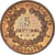 Coin, France, Cérès, 5 Centimes, 1872, Paris, MS(63), Bronze, KM:821.1