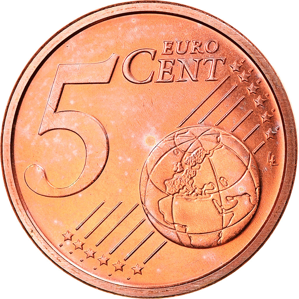 Italy, 5 Euro Cent, 2010, Rome, MS(65-70), Copper Plated Steel, KM:212