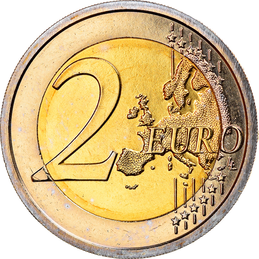 Italy, 2 Euro, 2010, Rome, MS(65-70), Bi-Metallic, KM:251