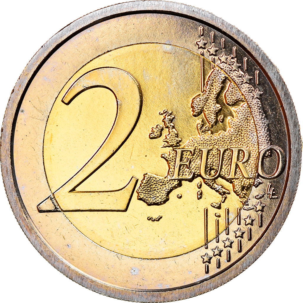 Italy, 2 Euro, 2010, Rome, MS(65-70), Bi-Metallic, KM:328