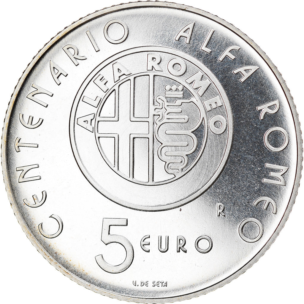 Italy, 5 Euro, 2010, Rome, MS(65-70), Silver, KM:329