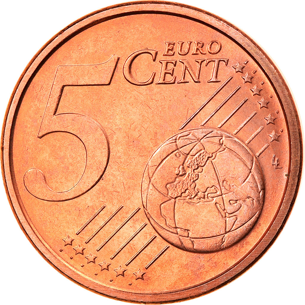 Italy, 5 Euro Cent, 2011, Rome, MS(65-70), Copper Plated Steel, KM:212