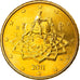 Italy, 50 Euro Cent, 2011, Rome, MS(65-70), Brass, KM:249