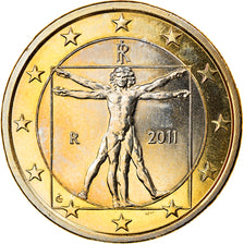 Italy, Euro, 2011, Rome, MS(65-70), Bi-Metallic, KM:250