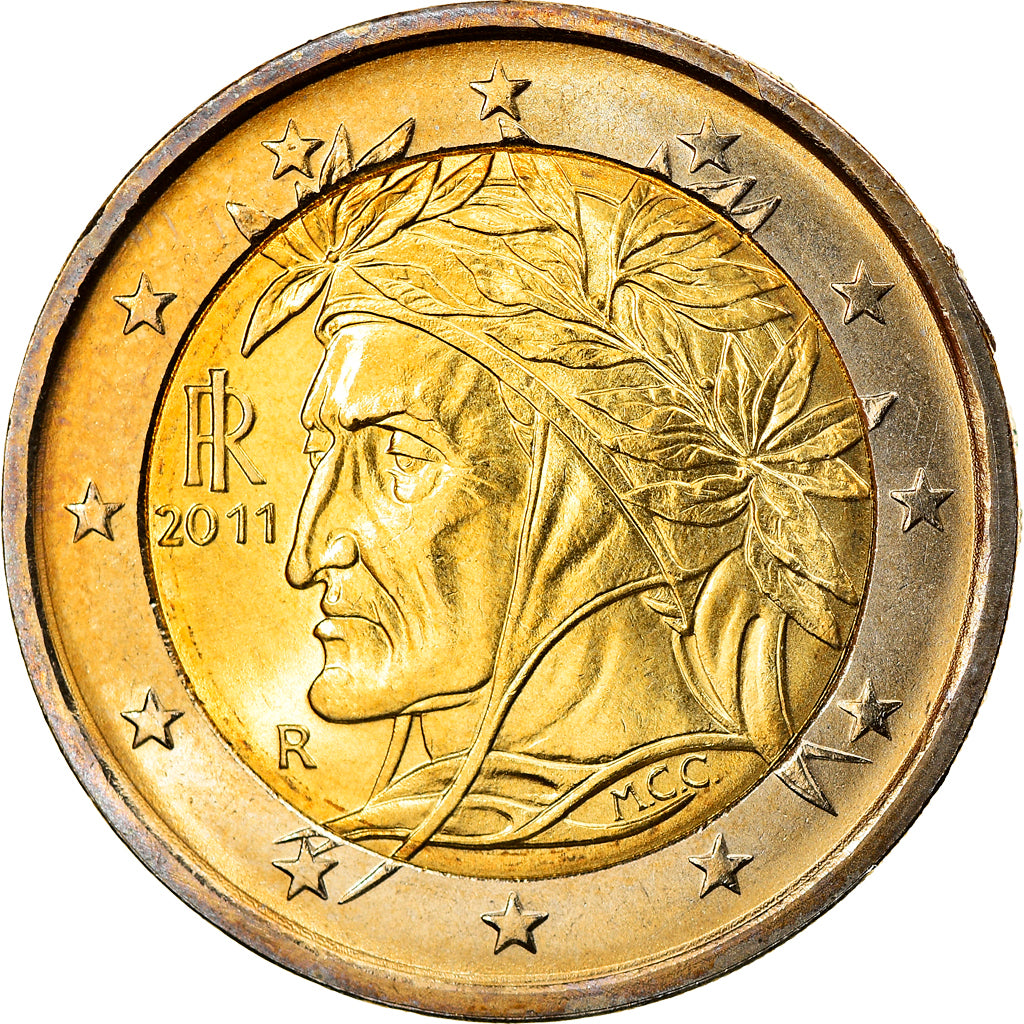 Italy, 2 Euro, 2011, Rome, MS(65-70), Bi-Metallic, KM:251