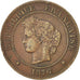 Münze, Frankreich, Cérès, 5 Centimes, 1876, Paris, SS, Bronze, KM:821.1