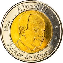 Monaco, 2 Euro, 2006, unofficial private coin, MS(65-70), Bi-Metallic