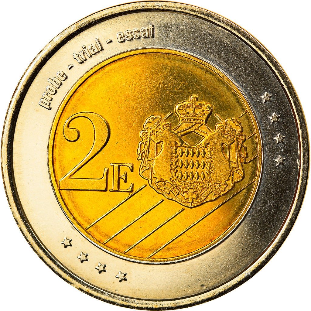 Monaco, 2 Euro, 2006, unofficial private coin, MS(65-70), Bi-Metallic