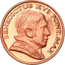 Vatican, Euro Cent, Type 1, 2005, unofficial private coin, MS(65-70), Copper