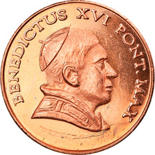 Vatican, 5 Euro Cent, Type 1, 2005, unofficial private coin, MS(65-70), Copper