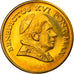 Vatican, 20 Euro Cent, Type 1, 2005, unofficial private coin, MS(65-70), Brass