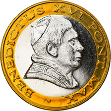 Vatican, Euro, Type 1, 2005, unofficial private coin, MS(65-70), Bi-Metallic