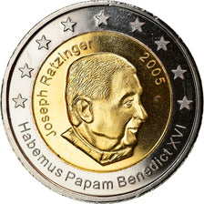Vatican, Euro, Type 2, 2005, unofficial private coin, MS(65-70), Bi-Metallic