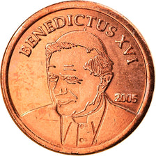 Vatican, Euro Cent, Type 3, 2005, unofficial private coin, MS(65-70), Copper