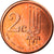 Vaticano, 2 Euro Cent, Type 3, 2005, unofficial private coin, FDC, Acciaio