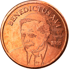 Vatican, 5 Euro Cent, Type 3, 2005, unofficial private coin, MS(65-70), Copper