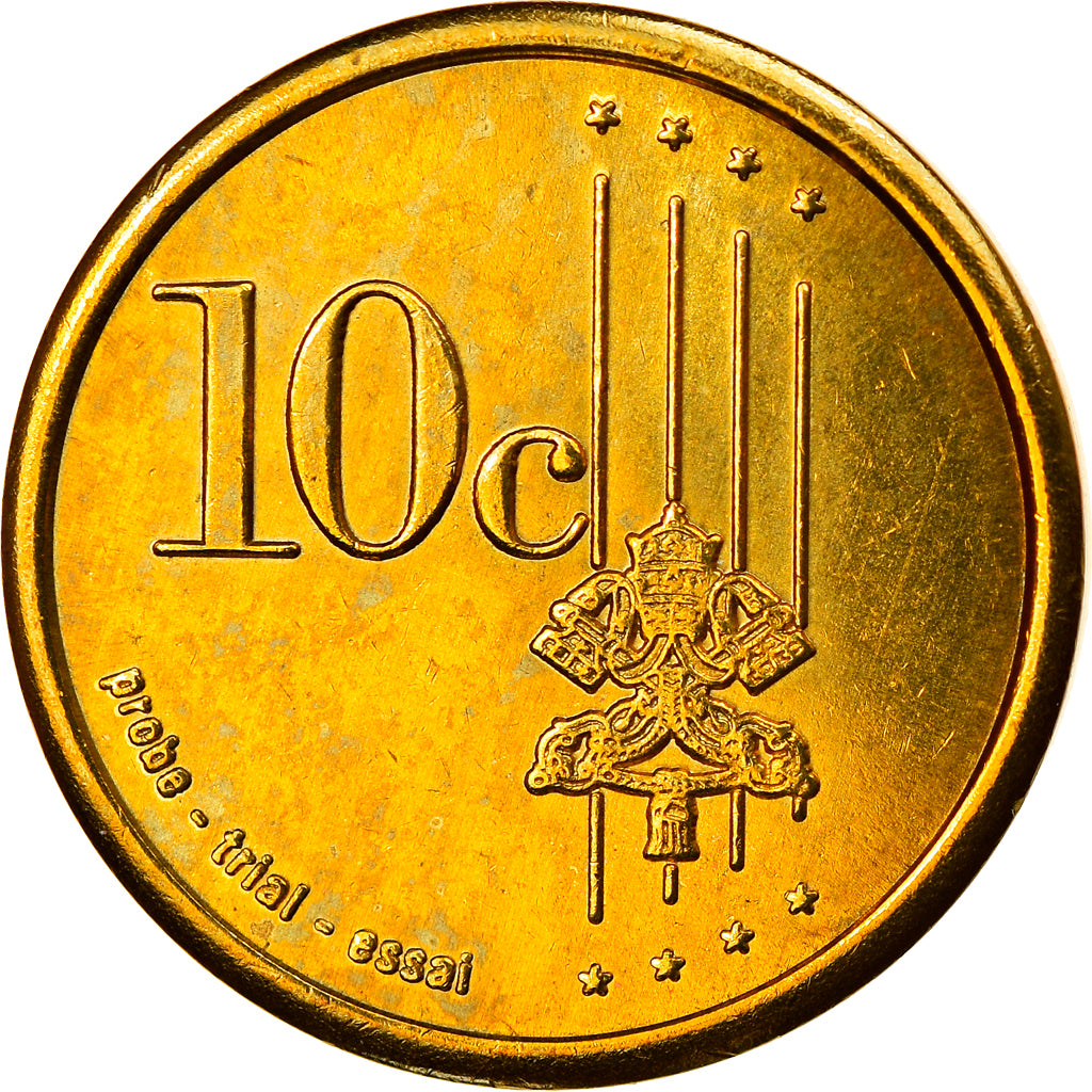 Vaticano, 10 Euro Cent, Type 3, 2005, unofficial private coin, FDC, Ottone