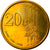Vaticano, 20 Euro Cent, Type 3, 2005, unofficial private coin, FDC, Latón