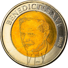 Vatican, 2 Euro, Type 3, 2005, unofficial private coin, MS(65-70), Bi-Metallic