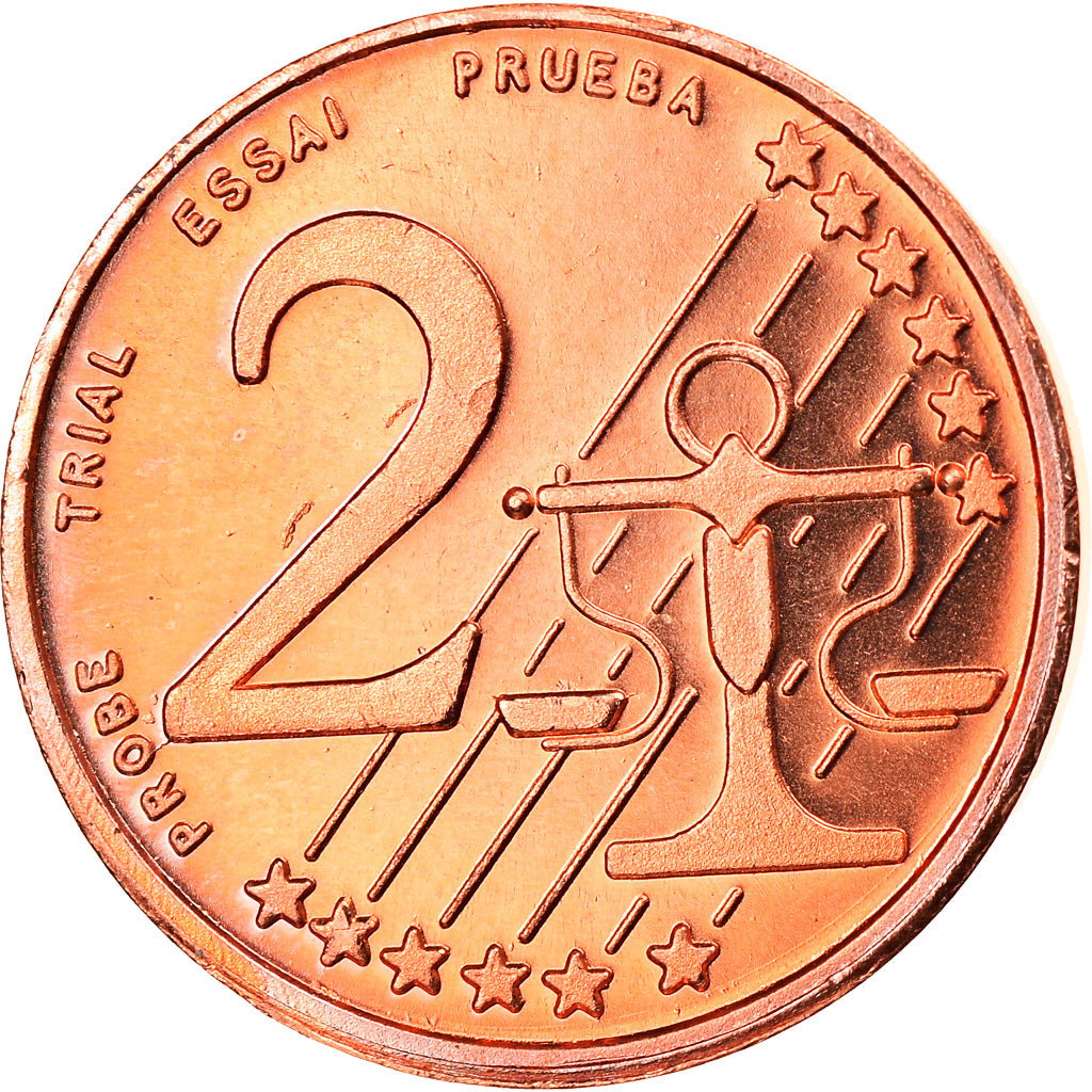Vatican, 2 Euro Cent, Type 4, 2005, unofficial private coin, FDC, Copper Plated