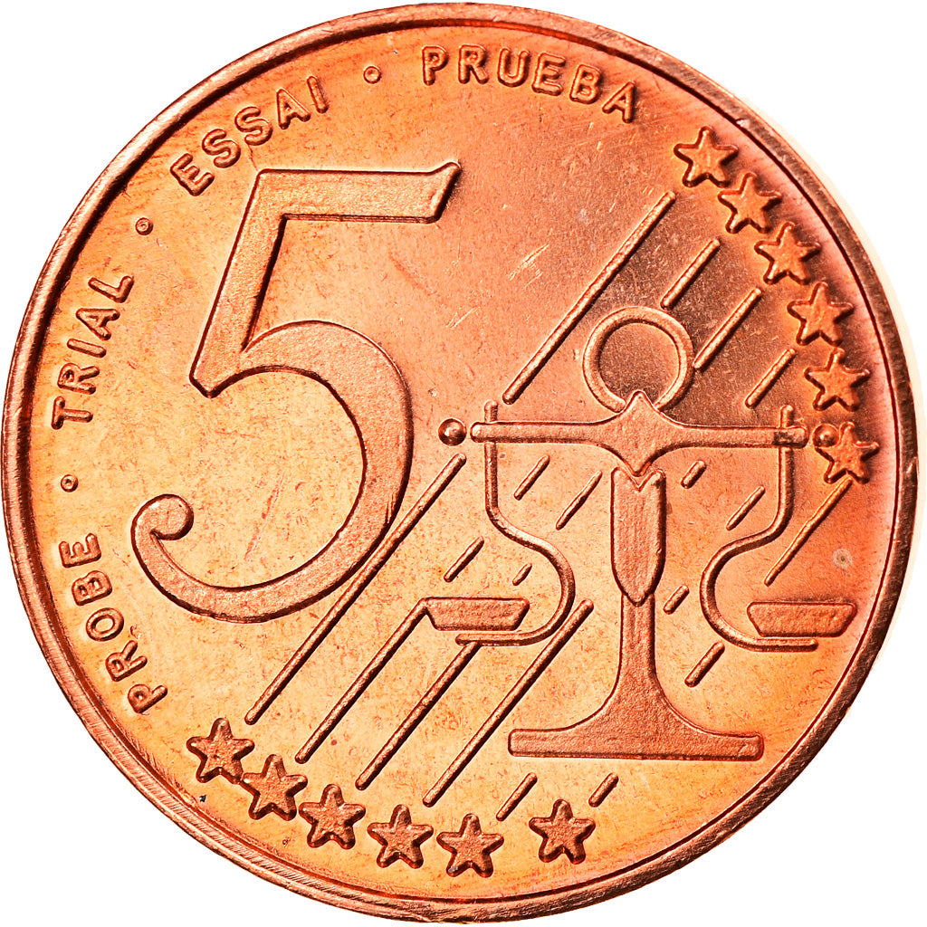 Vatican, 5 Euro Cent, Type 4, 2005, unofficial private coin, MS(65-70), Copper