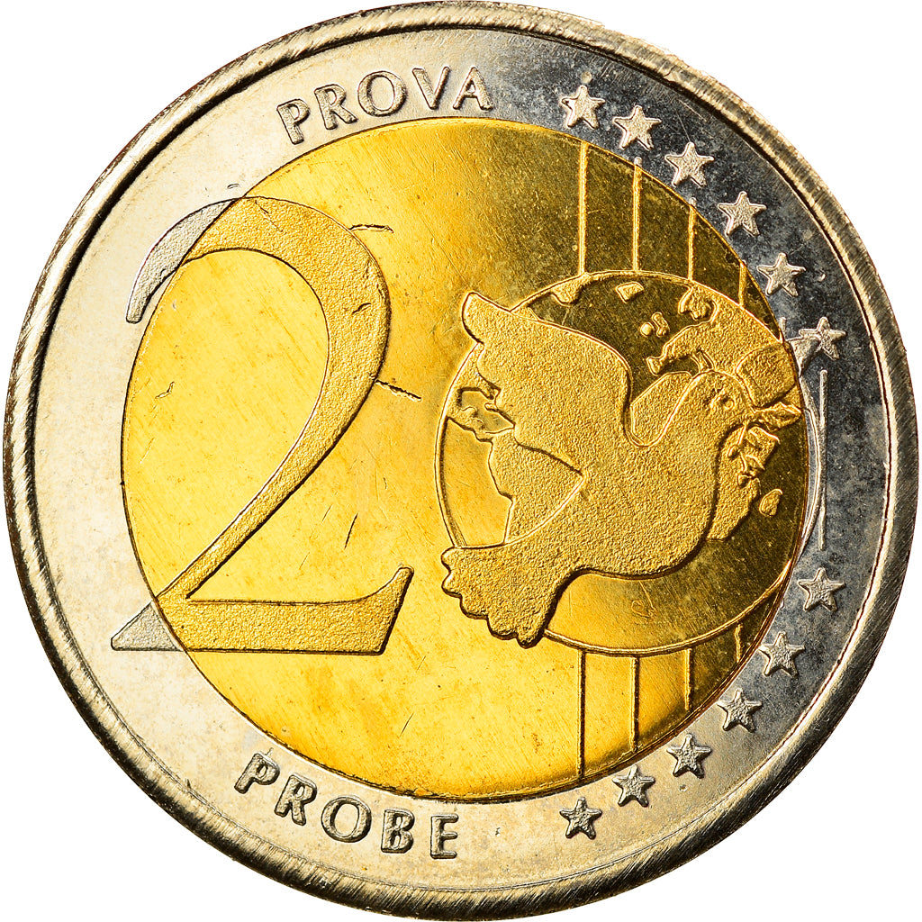 Vatican, 2 Euro, Type 4, 2005, unofficial private coin, MS(65-70), Bi-Metallic
