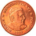 Vatican, 2 Euro Cent, Type 5, 2005, unofficial private coin, MS(65-70), Copper