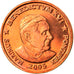 Vatican, 5 Euro Cent, Type 5, 2005, unofficial private coin, FDC, Copper Plated