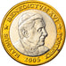 Vatican, Euro, Type 5, 2005, unofficial private coin, MS(65-70), Bi-Metallic