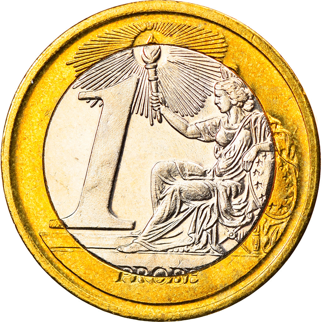 Vatican, Euro, Type 5, 2005, unofficial private coin, MS(65-70), Bi-Metallic