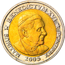 Vatican, 2 Euro, Type 5, 2005, unofficial private coin, MS(65-70), Bi-Metallic