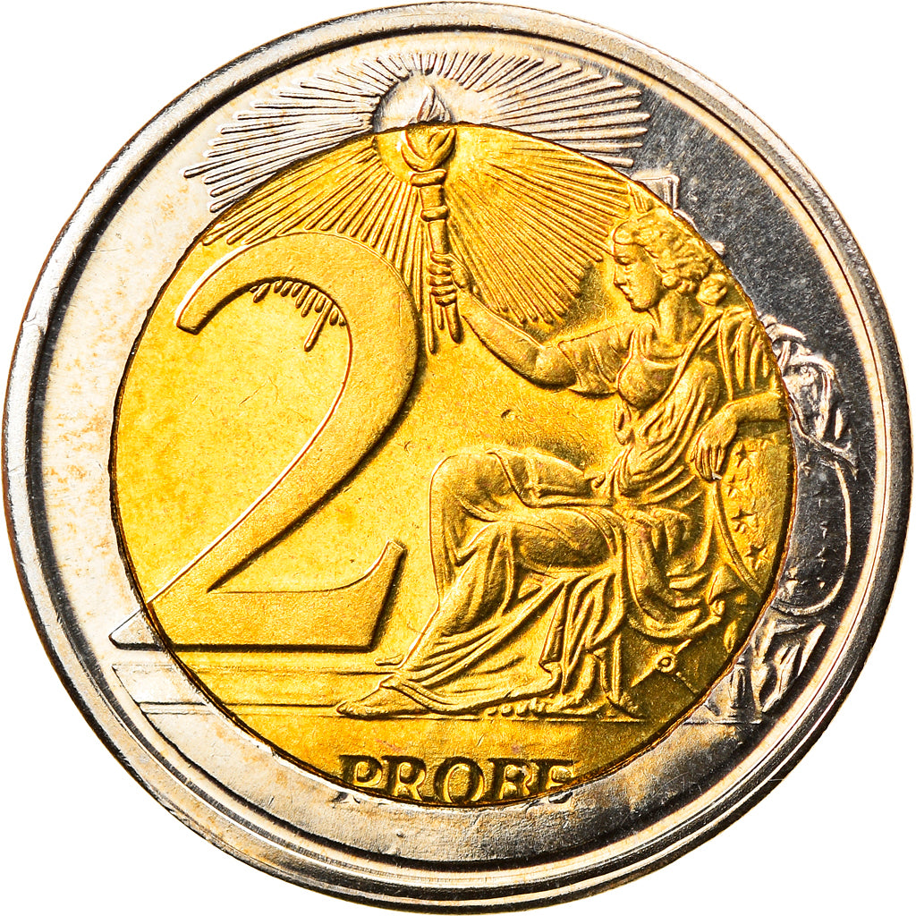 Vatican, 2 Euro, Type 5, 2005, unofficial private coin, MS(65-70), Bi-Metallic