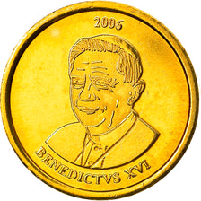 Vatican, 10 Euro Cent, Type 1, 2006, unofficial private coin, MS(65-70), Brass